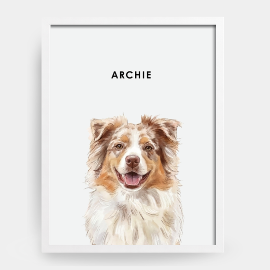 Watercolor 1 Pet Portrait