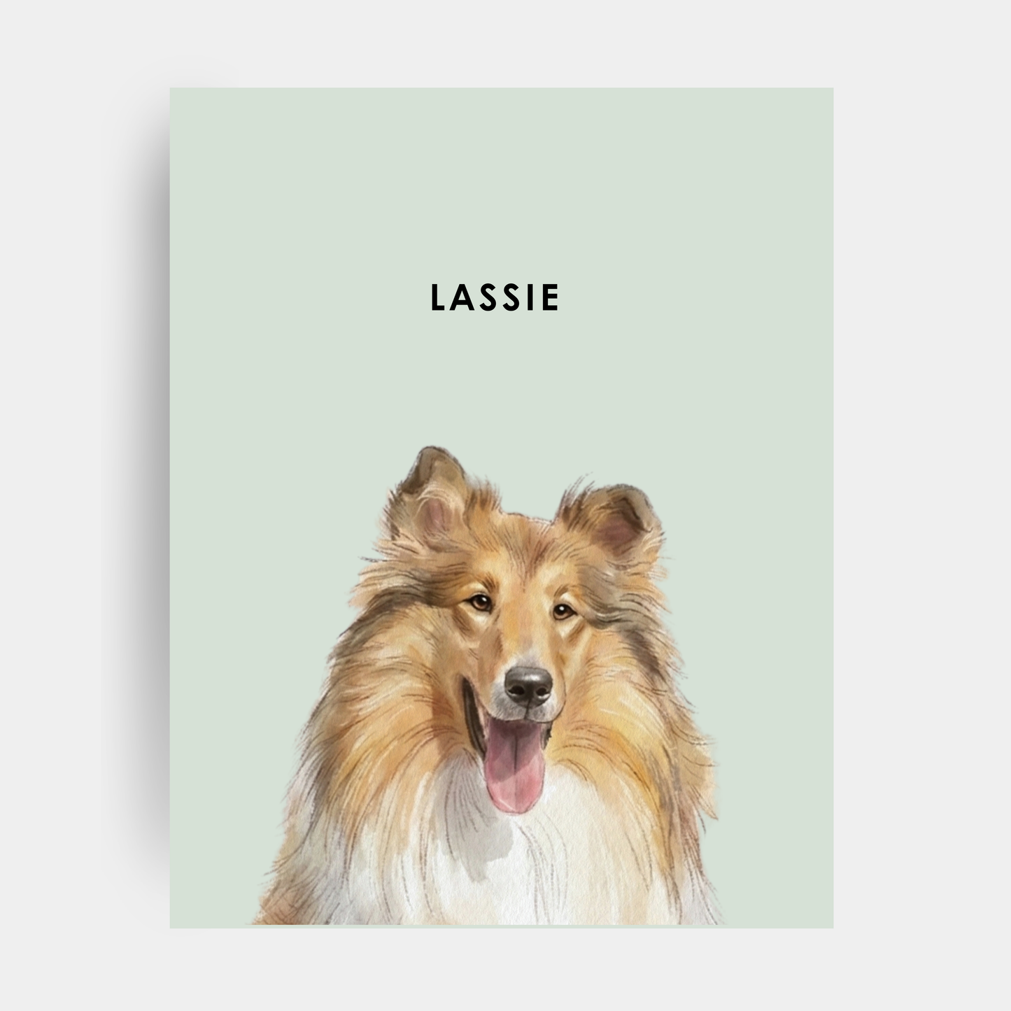 Watercolor 1 Pet Portrait