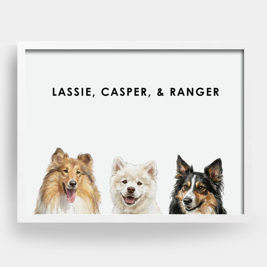 Watercolor 3 Pet Portrait