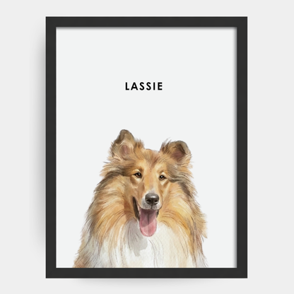 Personalized Watercolor Pet Portraits