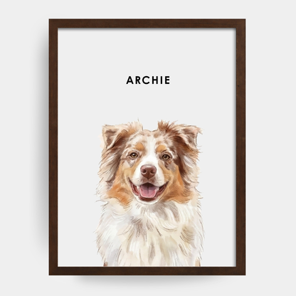 Watercolor 1 Pet Portrait