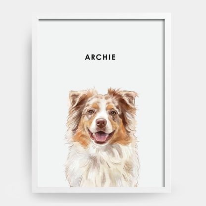 Watercolor 1 Pet Portrait