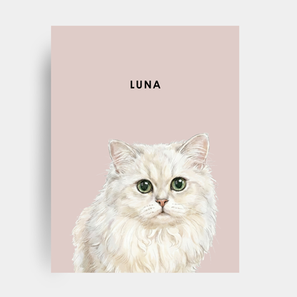 Watercolor 1 Pet Portrait