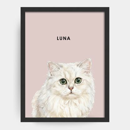 Watercolor 1 Pet Portrait