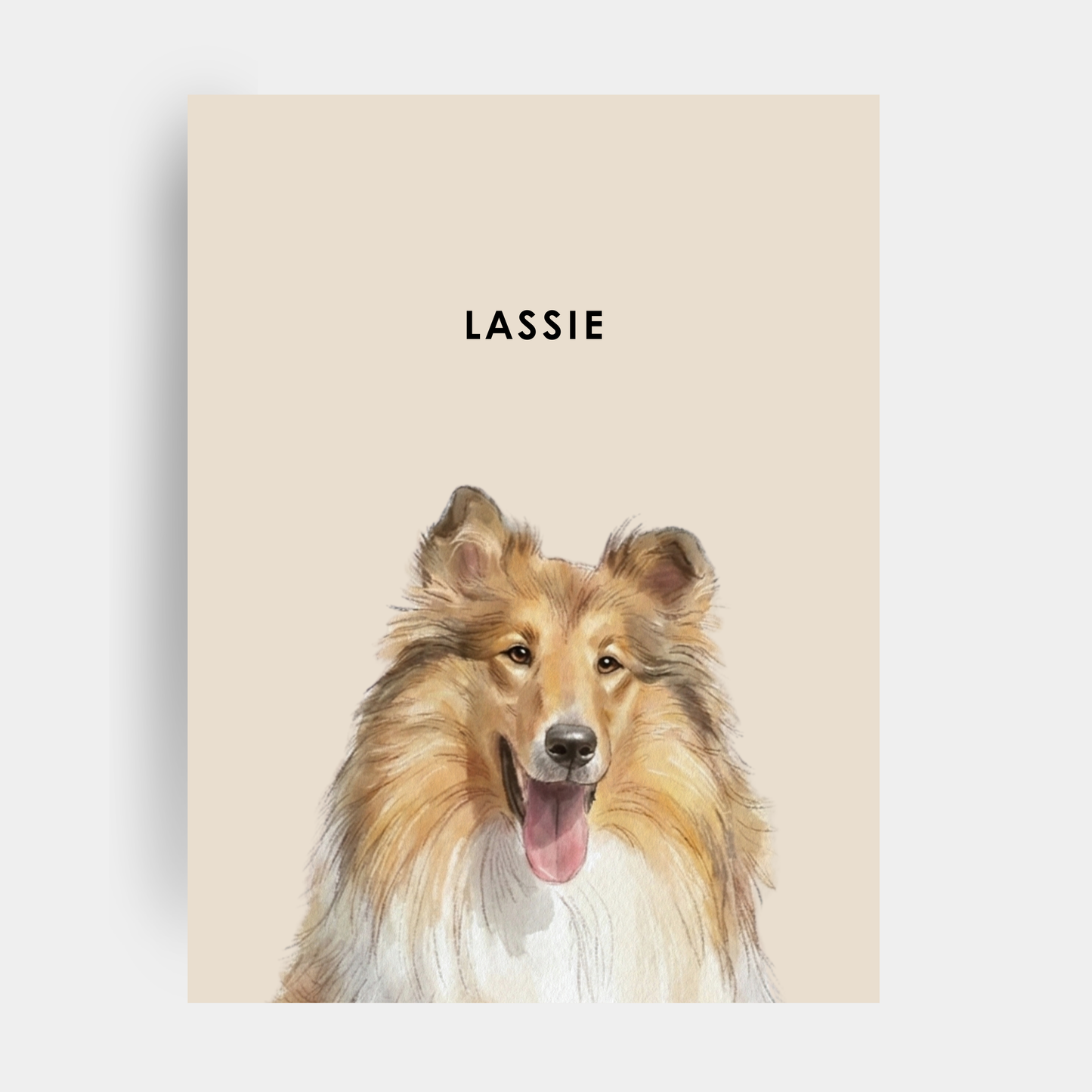 Watercolor 1 Pet Portrait