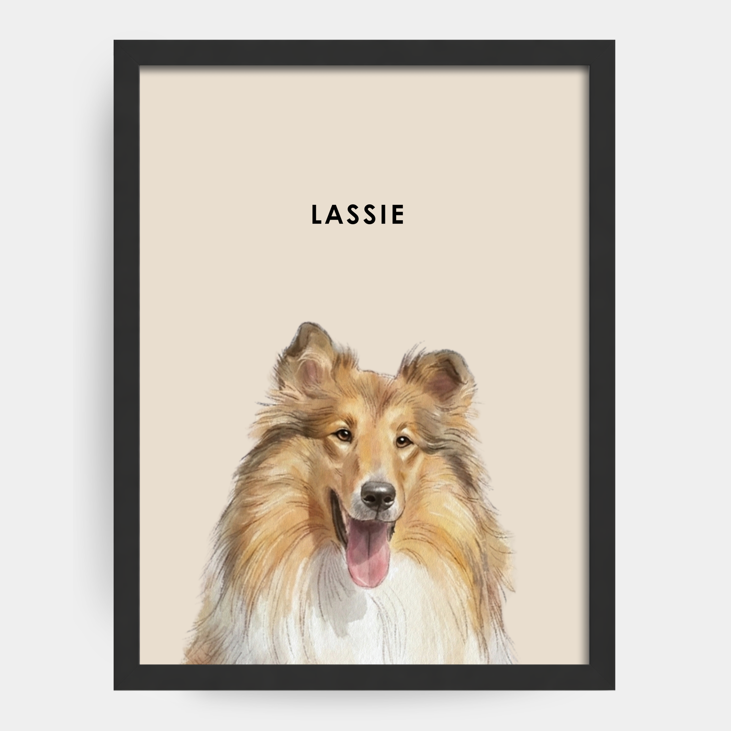 Watercolor 1 Pet Portrait