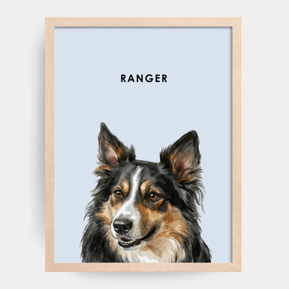 Watercolor 1 Pet Portrait