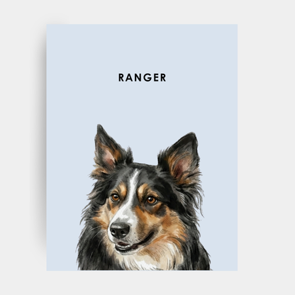 Watercolor 1 Pet Portrait