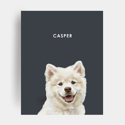 Watercolor 1 Pet Portrait