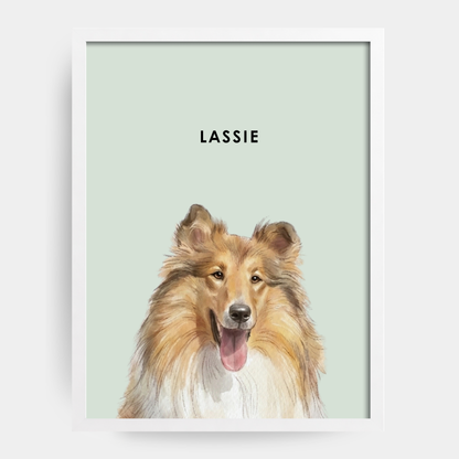 Watercolor 1 Pet Portrait