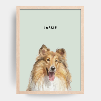 Watercolor 1 Pet Portrait