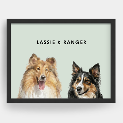 Watercolor 2 Pet Portrait