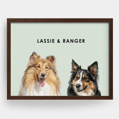 Watercolor 2 Pet Portrait