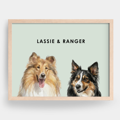 Watercolor 2 Pet Portrait