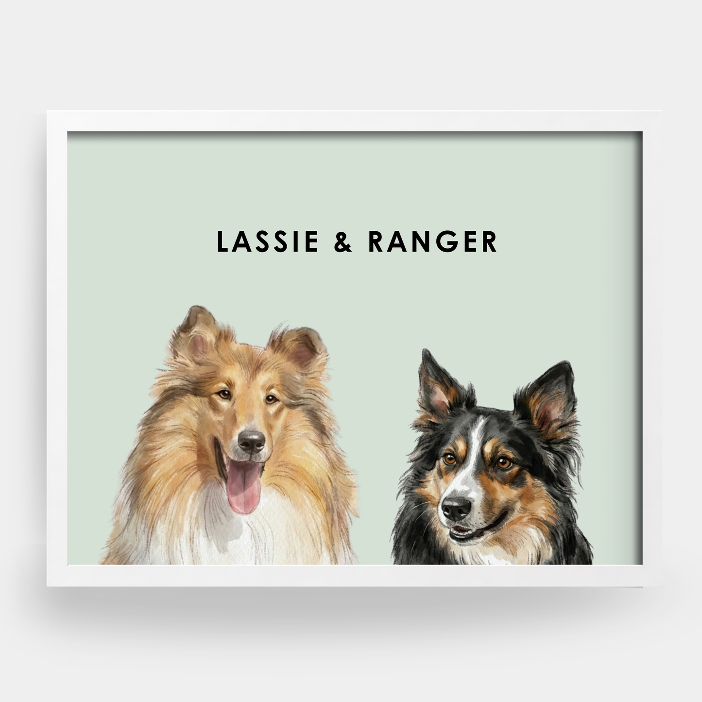 Watercolor 2 Pet Portrait