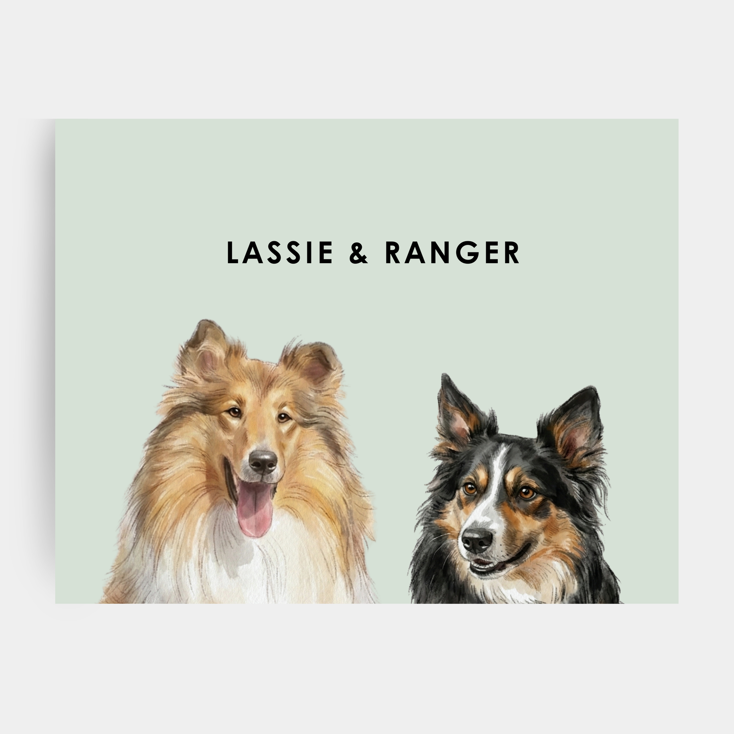 Watercolor 2 Pet Portrait