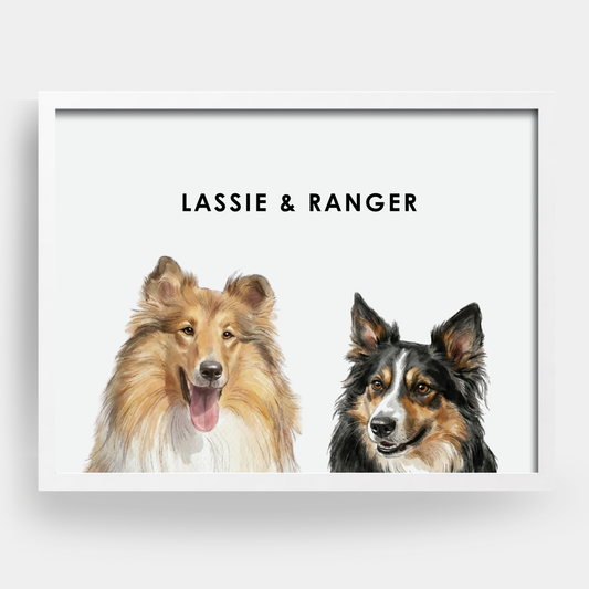 Watercolor 2 Pet Portrait