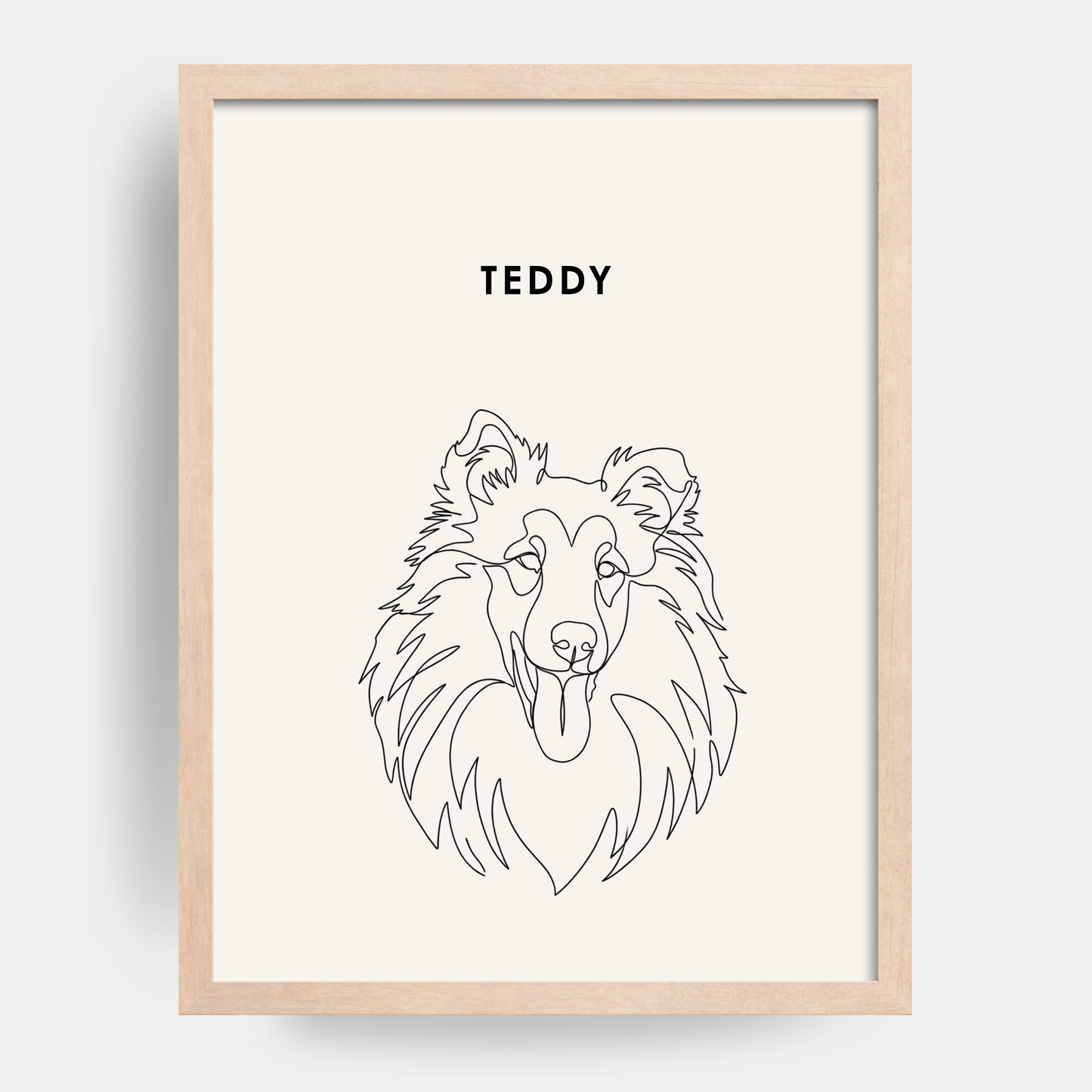 Line Art 1 Pet Portrait