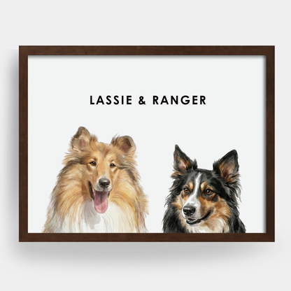 Watercolor 2 Pet Portrait