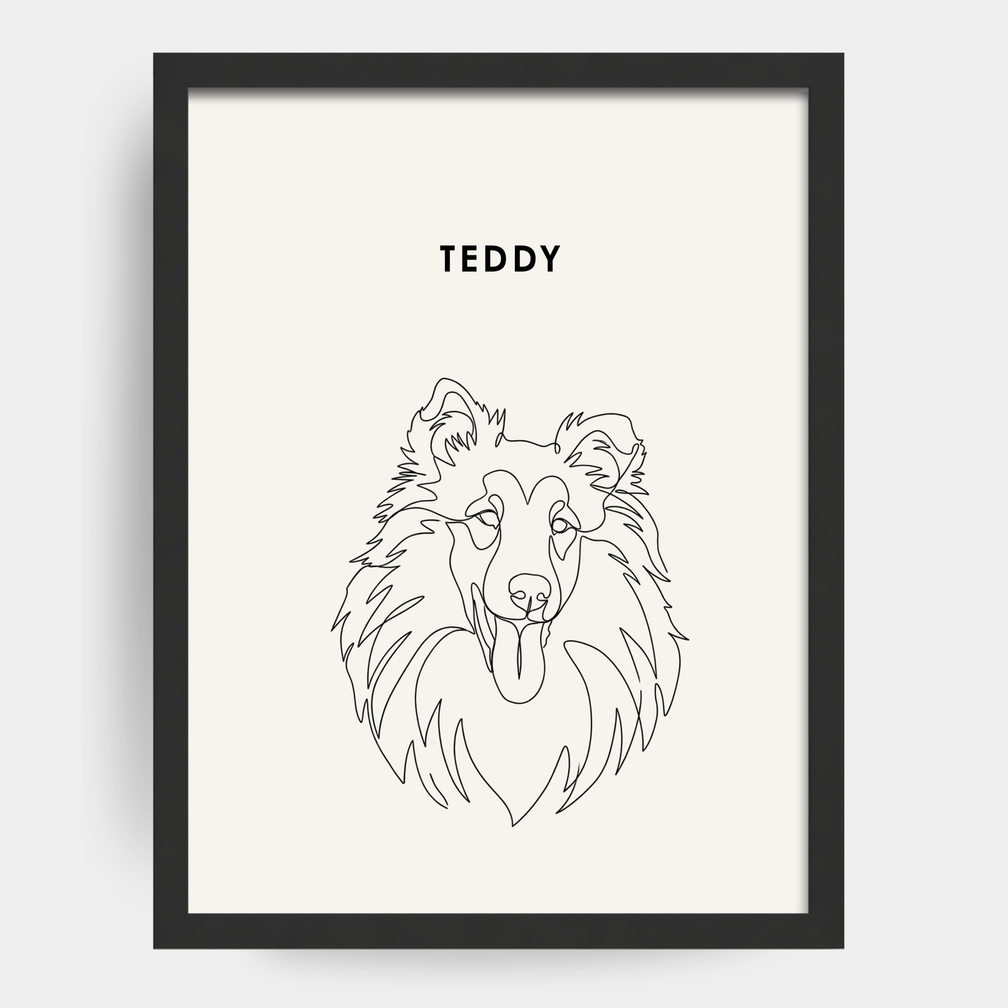 Line Art 1 Pet Portrait