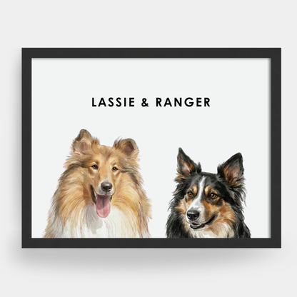 Watercolor 2 Pet Portrait