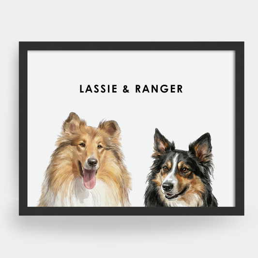 Watercolor 2 Pet Portrait