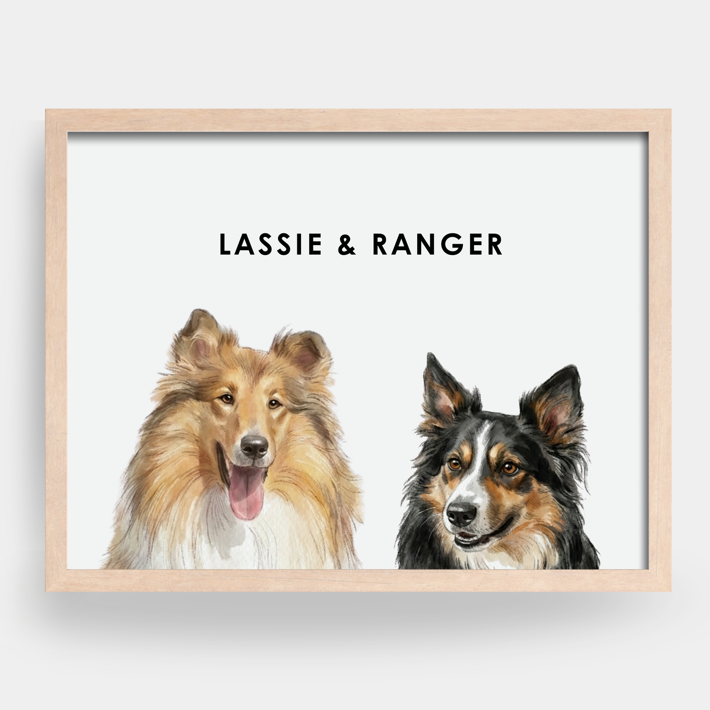 Watercolor 2 Pet Portrait