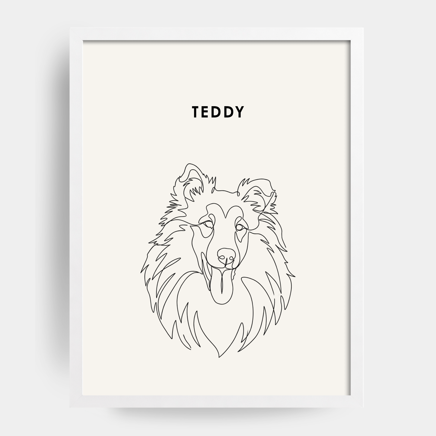 Line Art 1 Pet Portrait