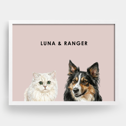 Watercolor 2 Pet Portrait