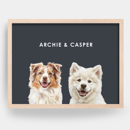 Watercolor 2 Pet Portrait