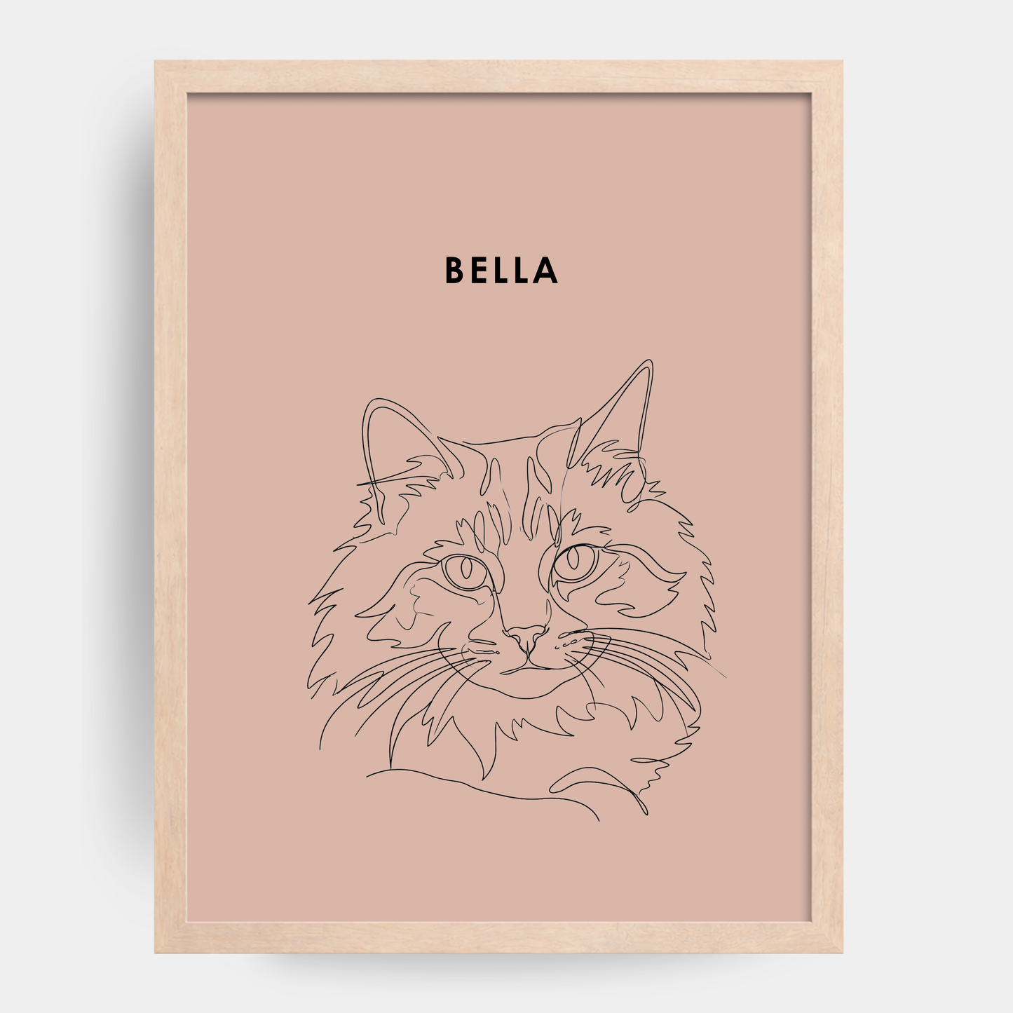 Line Art 1 Pet Portrait