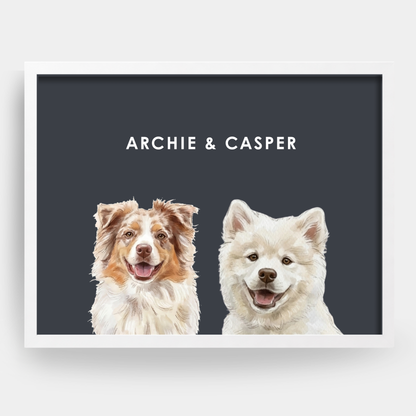 Watercolor 2 Pet Portrait