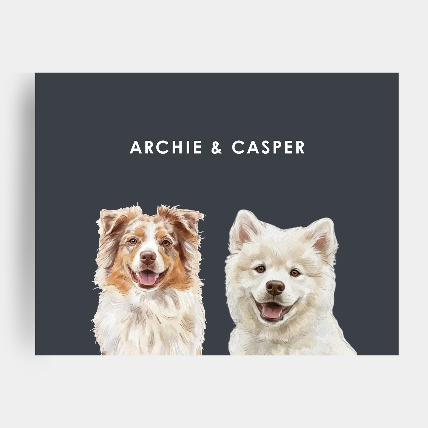 Watercolor 2 Pet Portrait