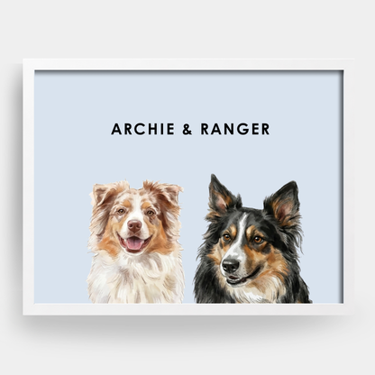 Watercolor 2 Pet Portrait