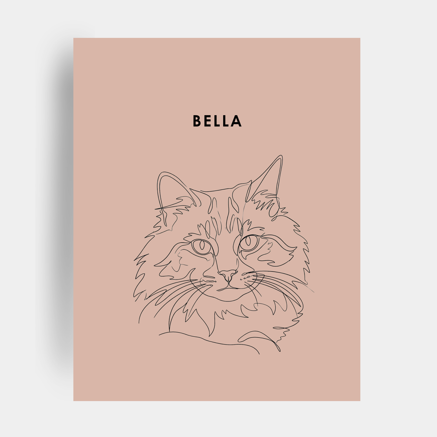 Line Art 1 Pet Portrait