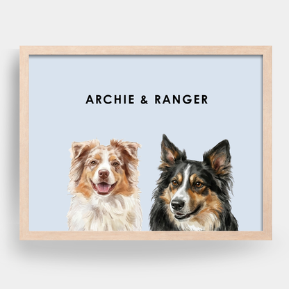 Watercolor 2 Pet Portrait