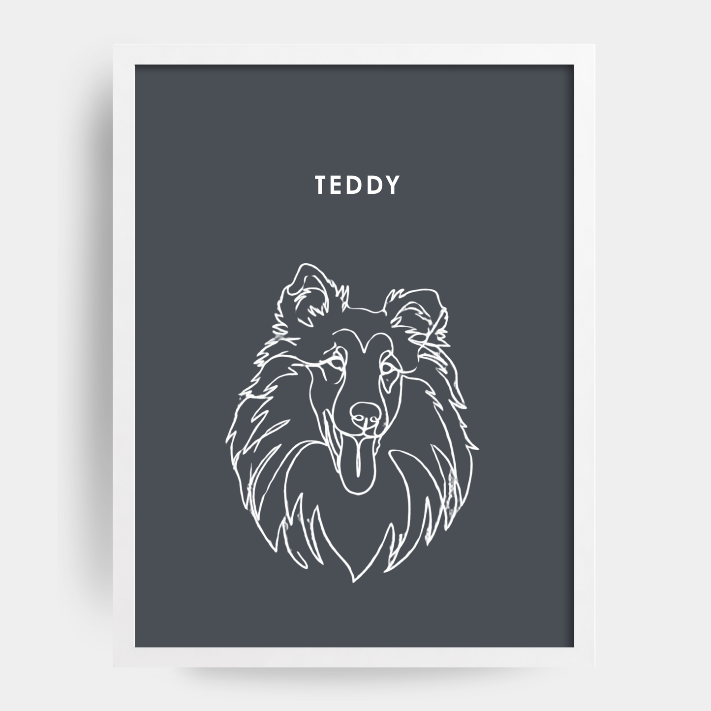 Line Art 1 Pet Portrait