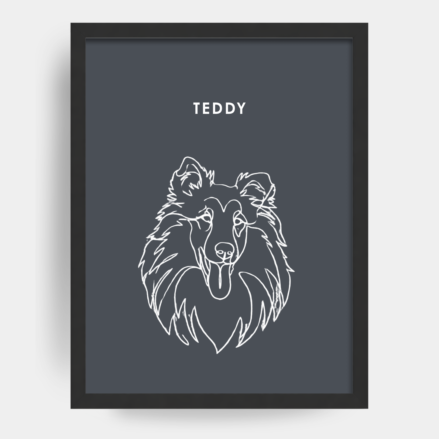 Line Art 1 Pet Portrait