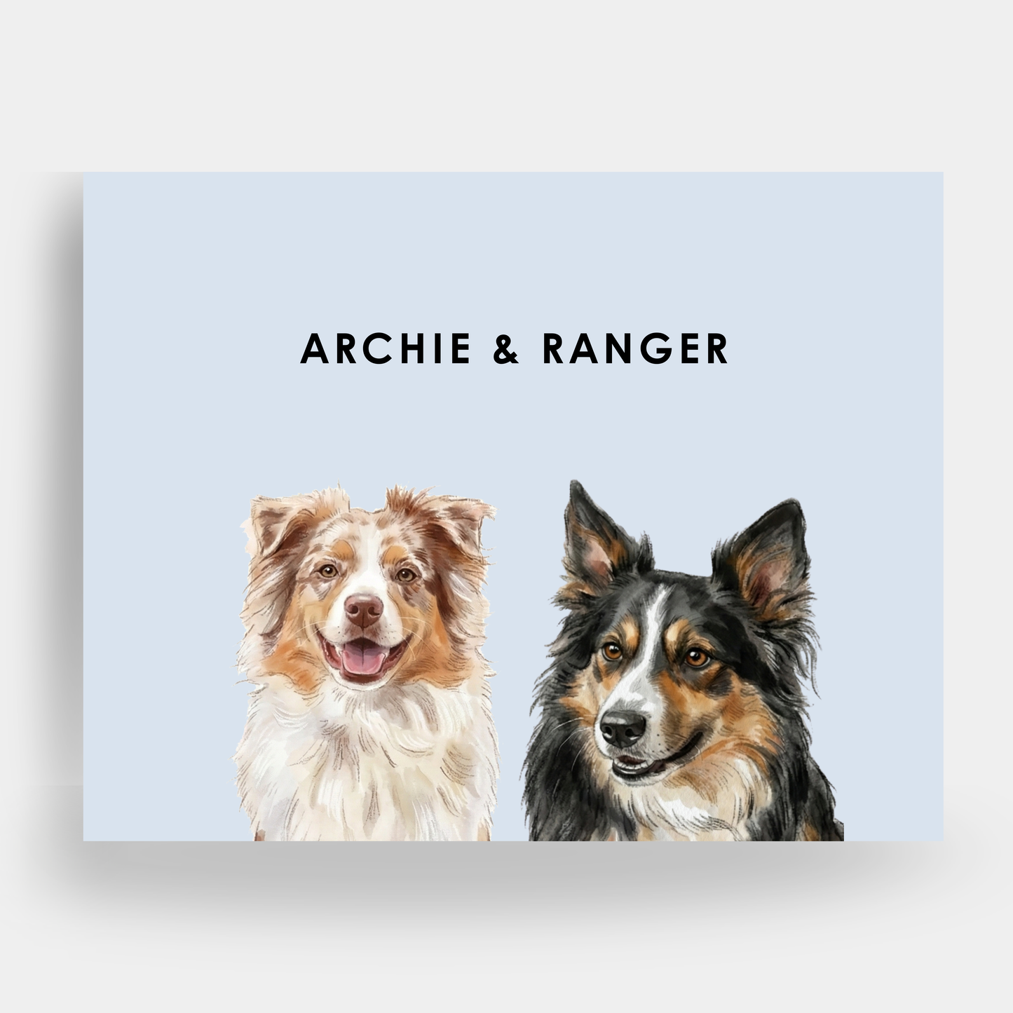 Watercolor 2 Pet Portrait