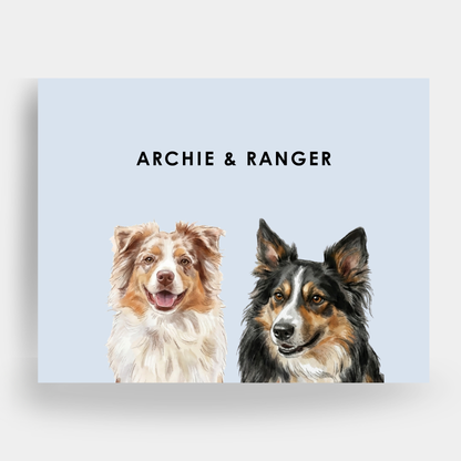 Watercolor 2 Pet Portrait