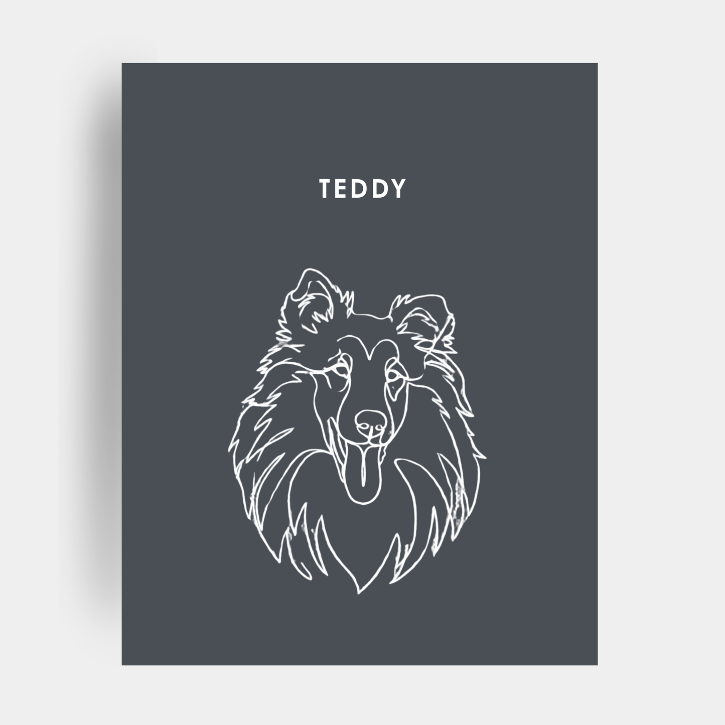 Line Art 1 Pet Portrait