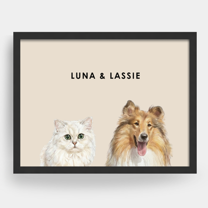 Watercolor 2 Pet Portrait