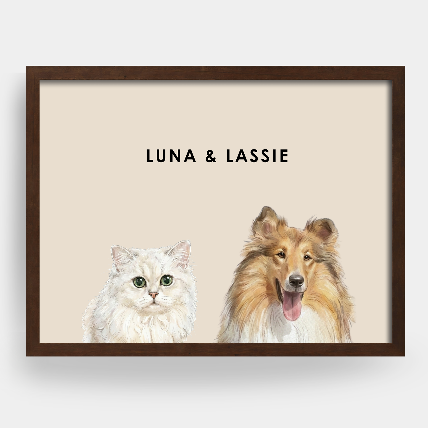 Watercolor 2 Pet Portrait