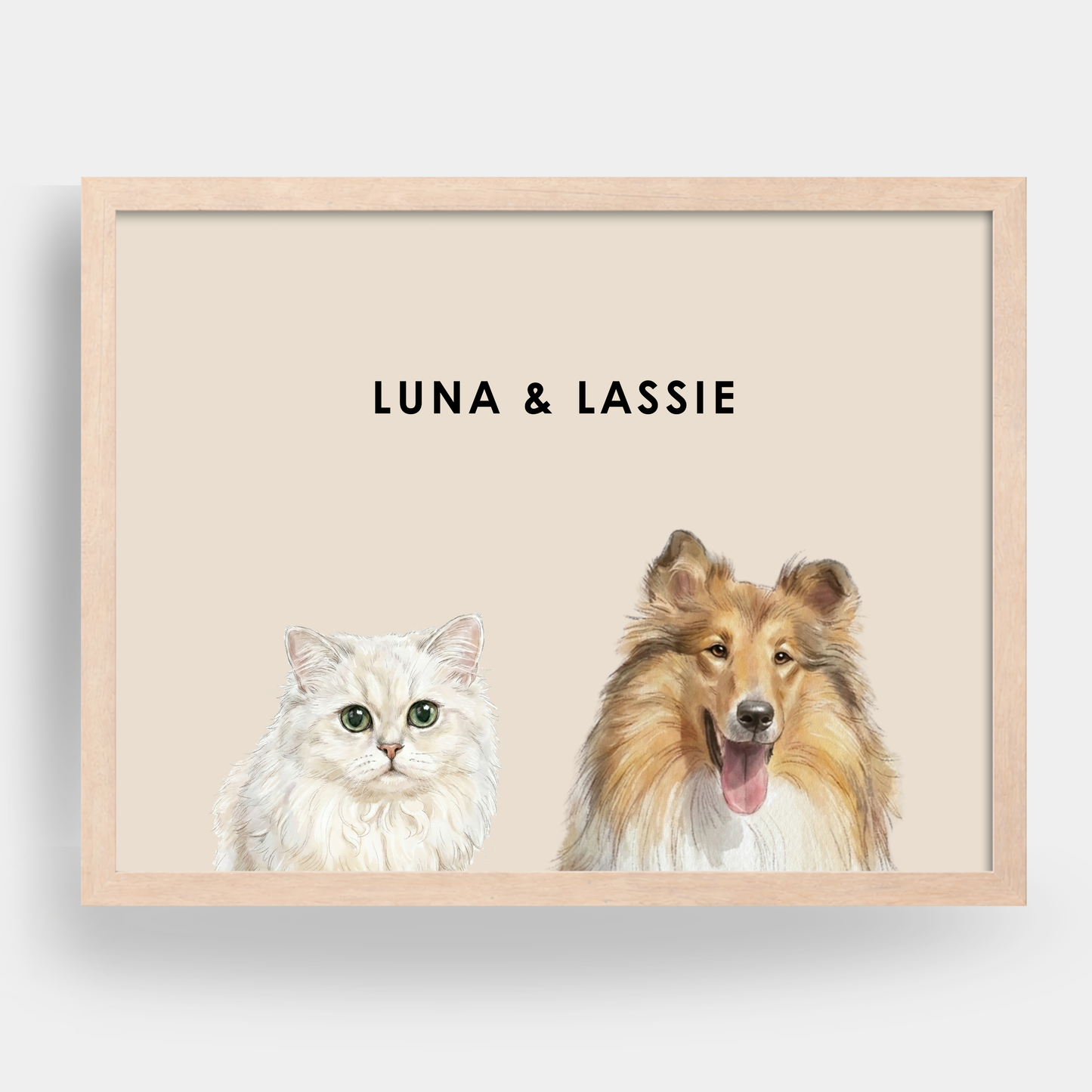 Watercolor 2 Pet Portrait