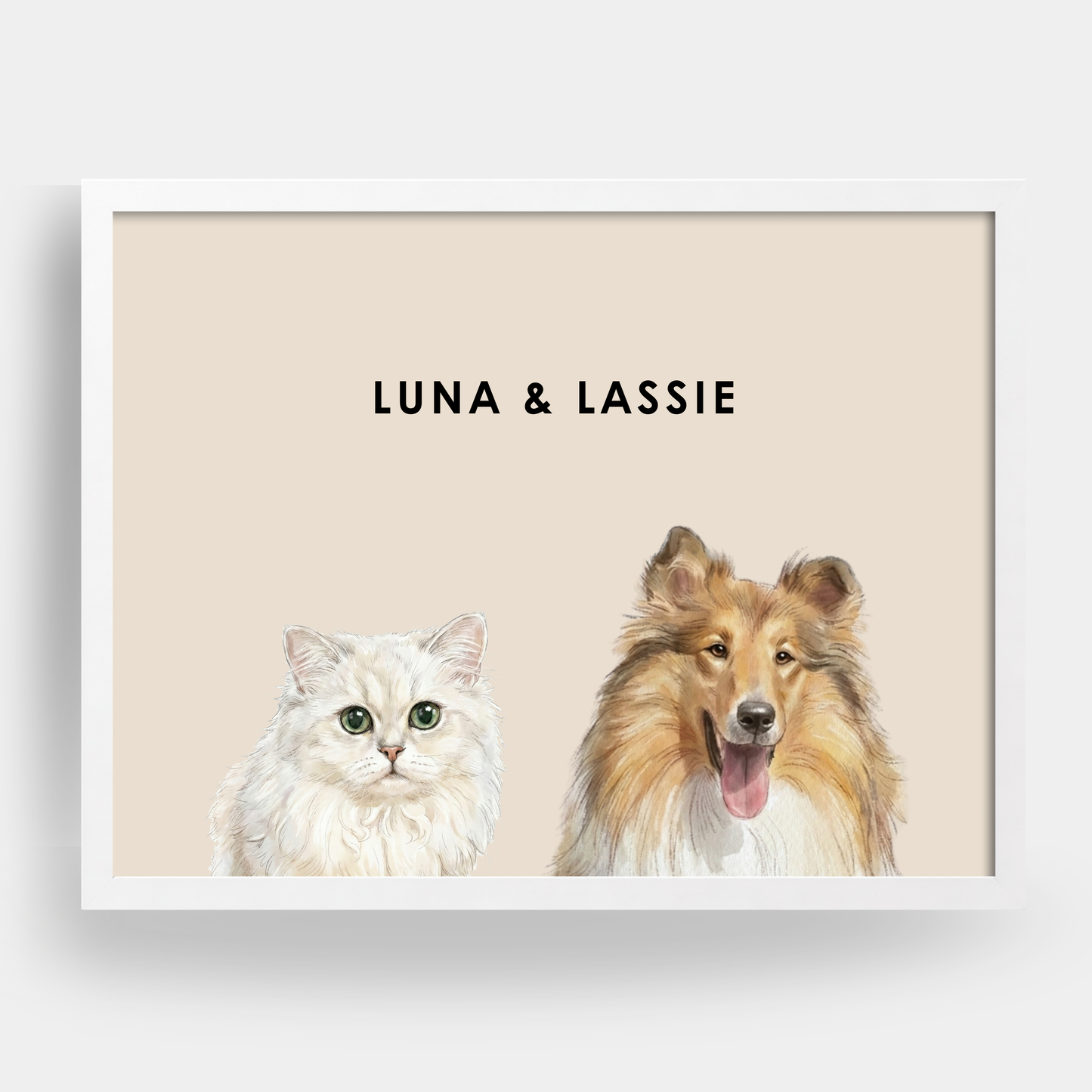 Watercolor 2 Pet Portrait