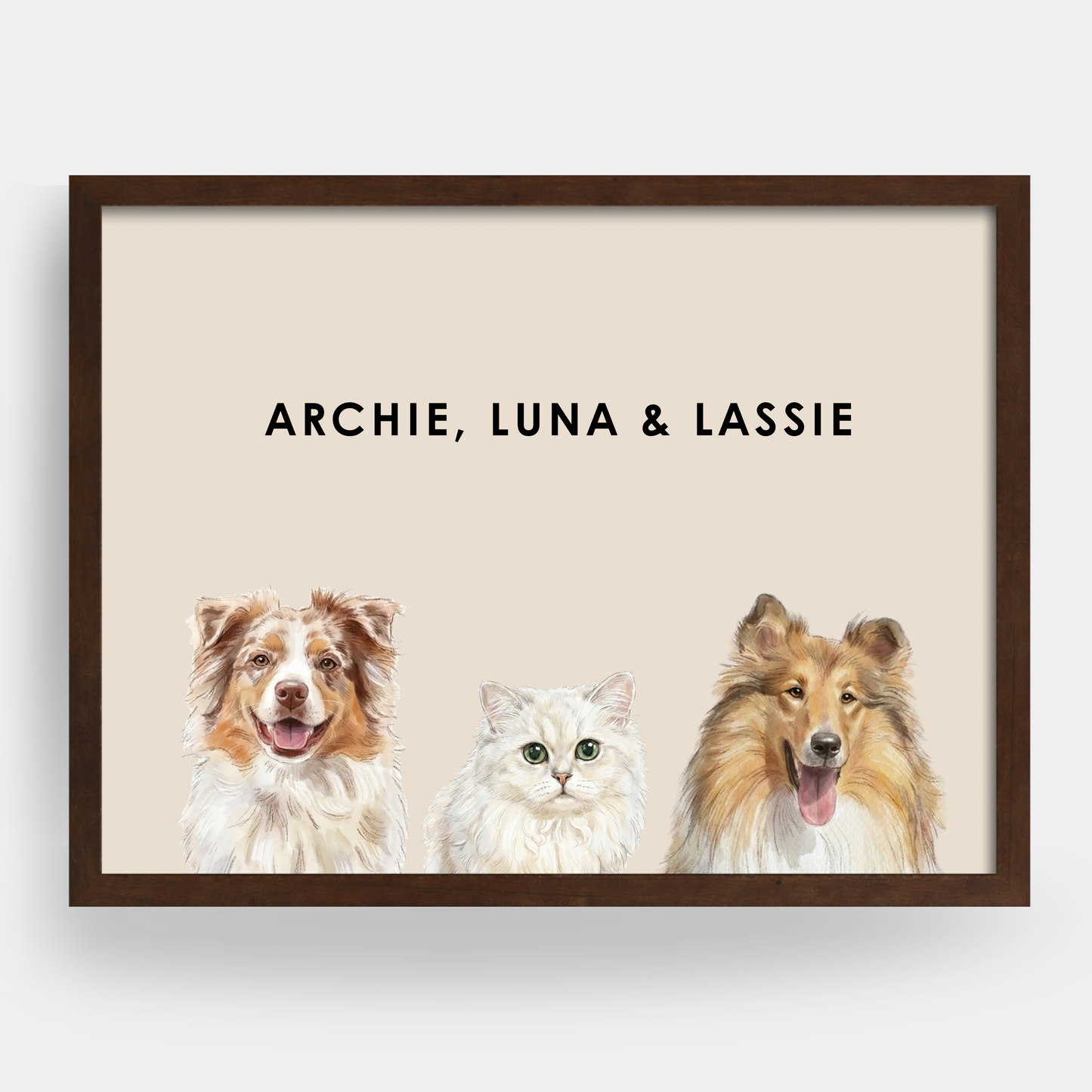 Watercolor 3 Pet Portrait