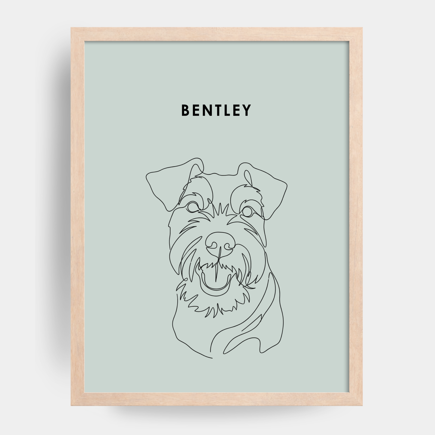 Line Art 1 Pet Portrait