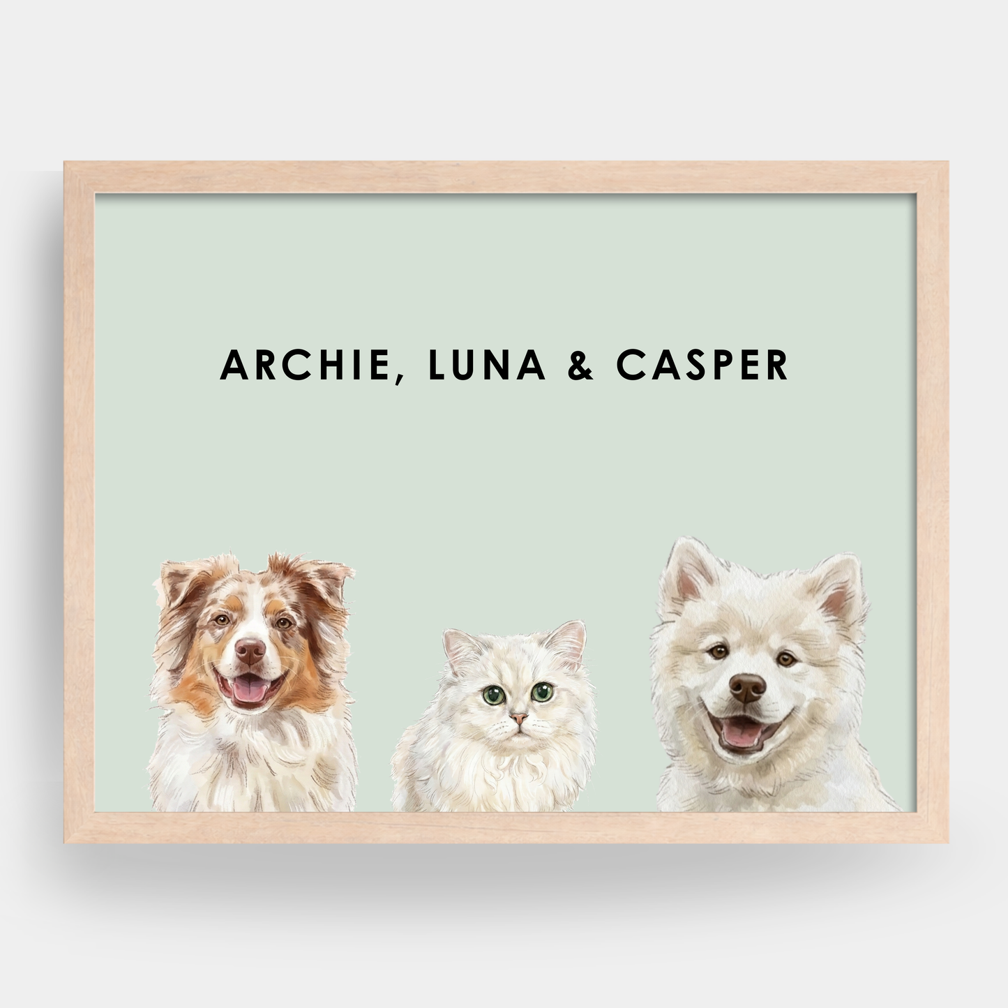 Watercolor 3 Pet Portrait