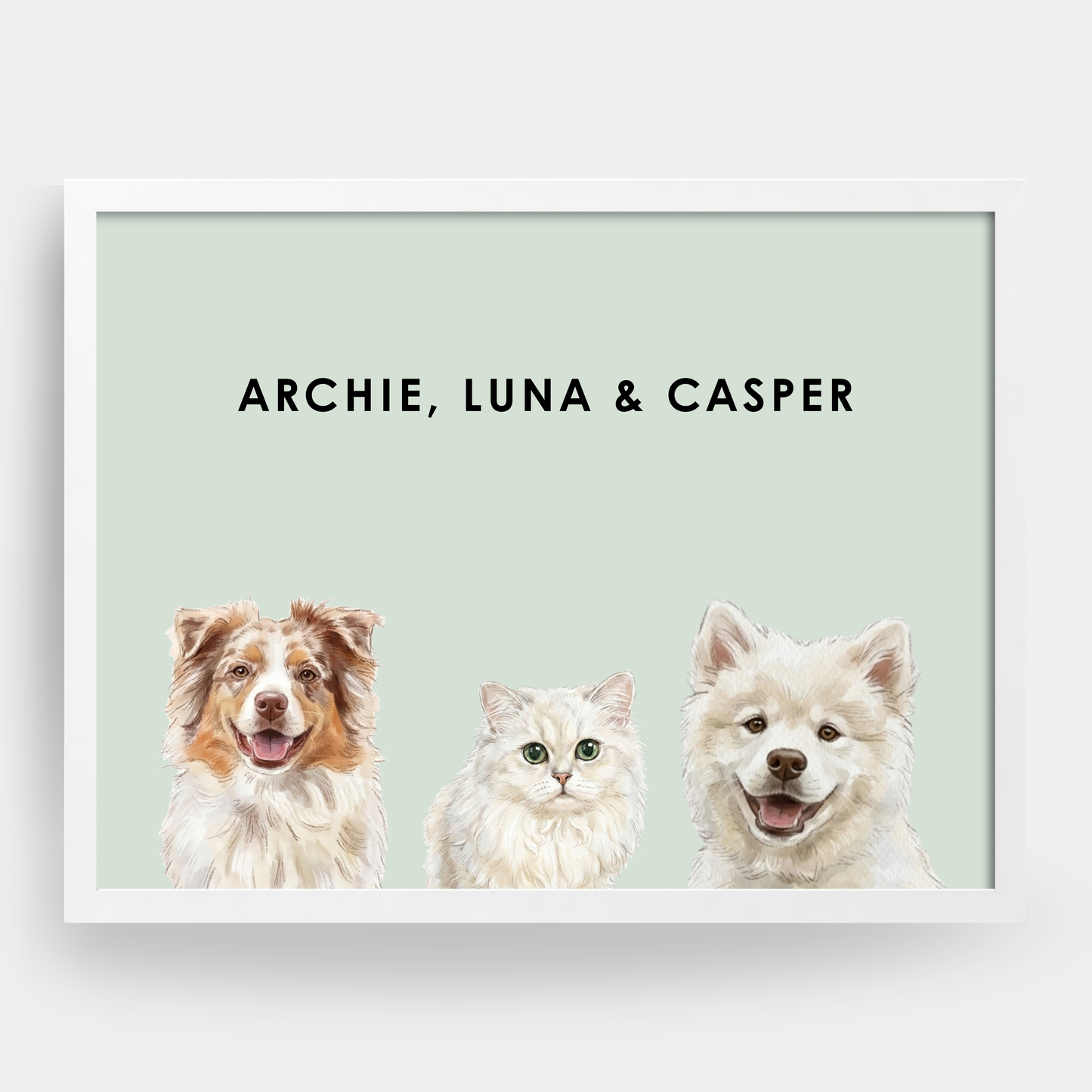 Watercolor 3 Pet Portrait