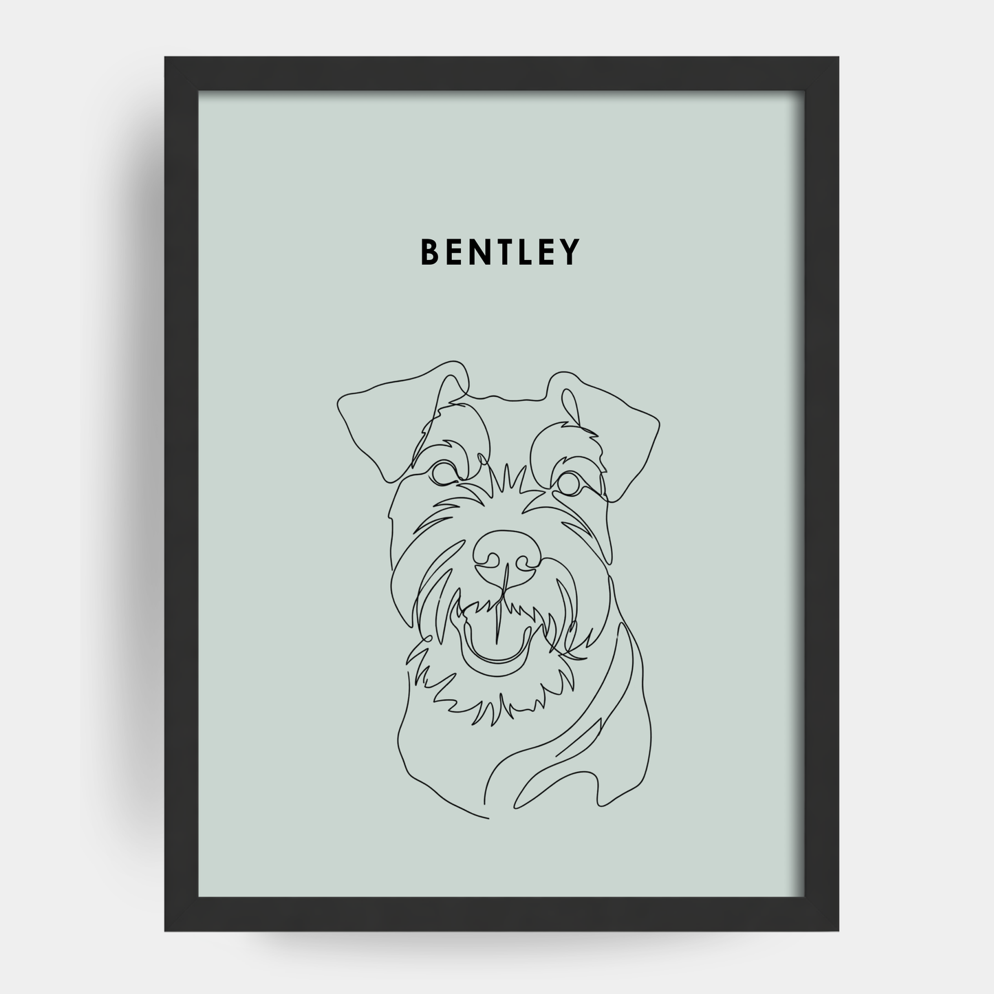 Line Art 1 Pet Portrait